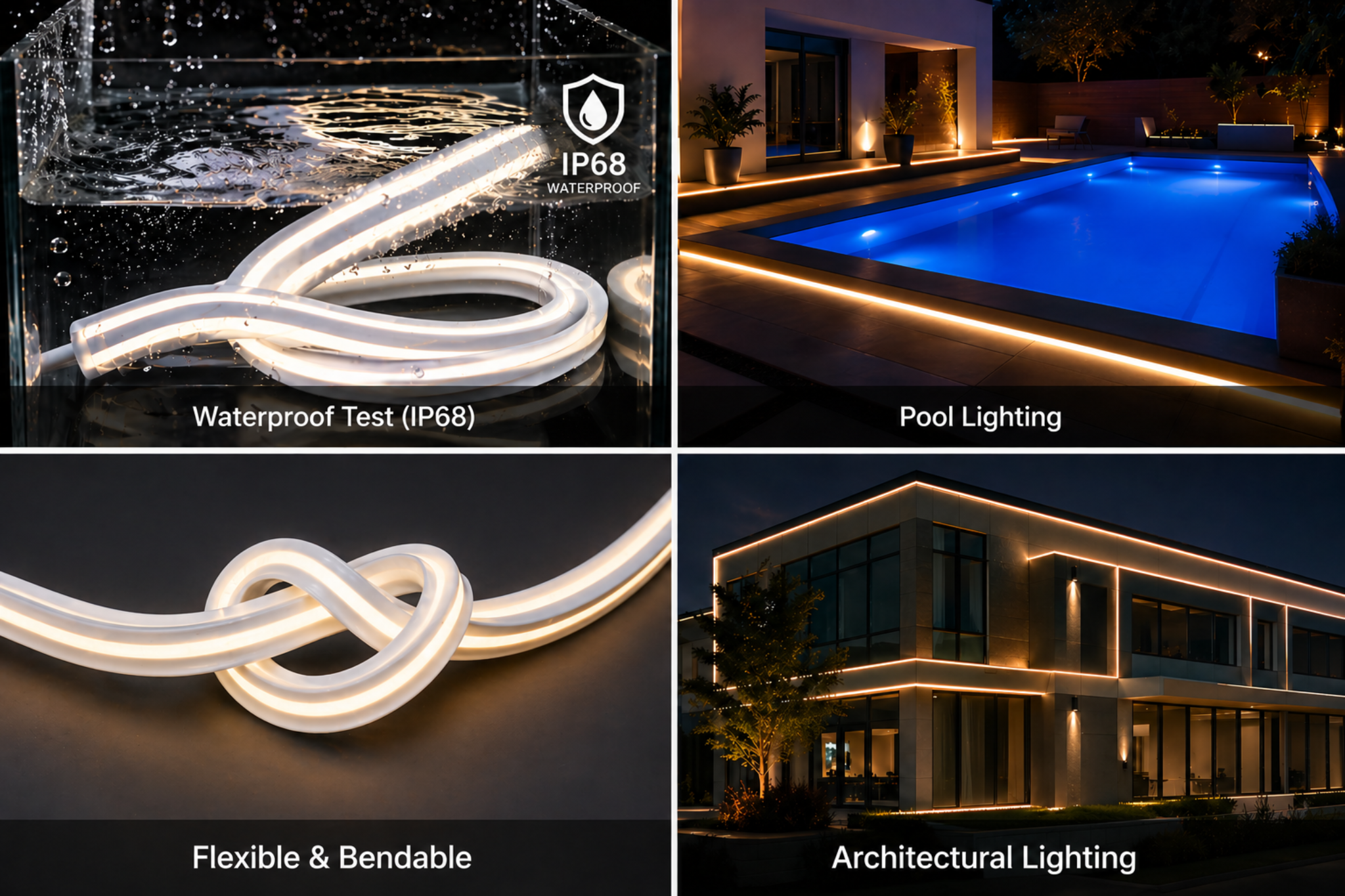 IP68 waterproof flexible silicone LED neon strip light for pool and architectural lighting.png